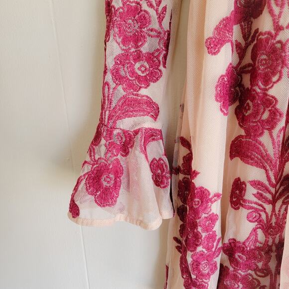 For Love & Lemons Temecula Long Sleeve Mini Dress - Picture 3 of 5